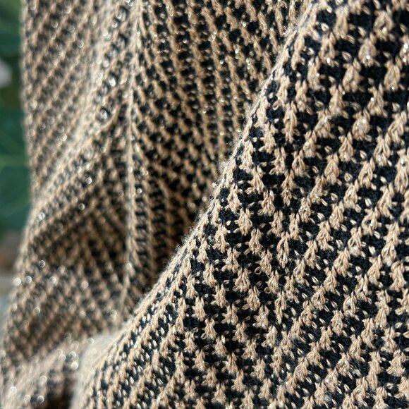 Vintage Alfred Dunner Knit Zip Jacket Quiet Luxury Athleisure Model Off Duty M/L - Picture 3 of 13